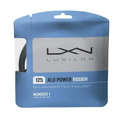 Abbildung von Big Banger Luxilon Unisex Tennissaite Alu Power 125 Rough, silber, 12,2 Meter, 1,25 mm, WRZ995200