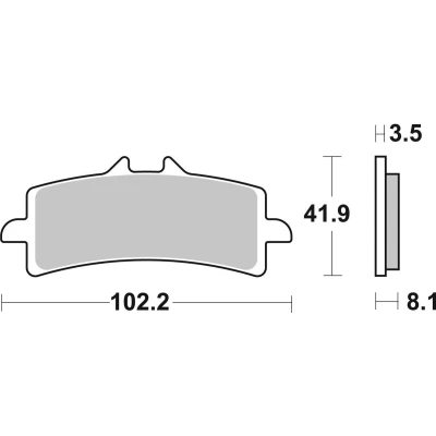 Abbildung von TRW Sinter Street MCB792SV Bremsbelagsatz