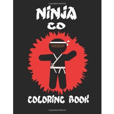 Abbildung von NINJA Go: Coloring Book For Kids: Cartoon Warrior Ninjas in Action