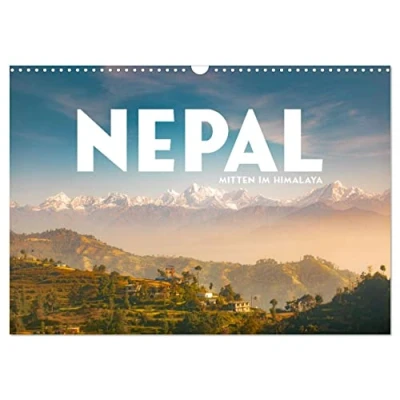 Abbildung von Nepal Mitten im Himalaya (Wandkalender 2025 DIN A3 quer), CALVENDO Monatskalender