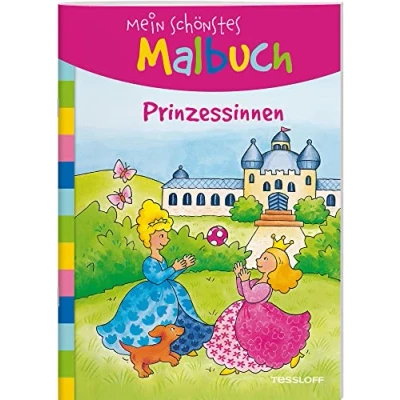Abbildung von Mein schönstes Malbuch. Prinzessinnen: Malen für Kinder ab 5 Jahren (Malbücher und blöcke)