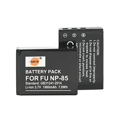 Abbildung von DSTE NP 85 Li Ion Akku, wiederaufladbar, kompatibel mit Fujifilm FinePix S1 SL240 SL245 SL260 SL280 SL300 SL305 SL1000
