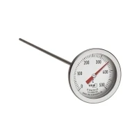 Abbildung von TFA Dostmann Profi Backofenthermometer, 14.1035.60, aus Edelstahl, mit langem Temperaturfühler (30 cm), als Ersatzteil/Nachrüsten für Pizzaofen, Holzbackofen, Steinbackofen, Grill, Smoker, silber