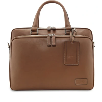 Abbildung von Picard, Männer Laptoptasche, in der Farbe Cognac/Braun, aus Leder, 38cm, mit Henkel, 401093B210