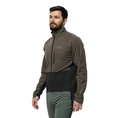 Abbildung von Jack Wolfskin Morobbia JKT Softshelljacke, Herren, Größe: Large, Cold coffee