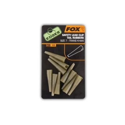 Abbildung von FOX Edges Lead Clip Tail Rubbers Trans Khaki Gr. 7