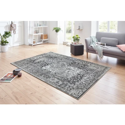 Abbildung von HANSE Home Teppich &quot;Plume&quot;, rechteckig, Kurzflor, Used Look, Teppich, Vintage, Esszimmer, Wohnzimmer, Flur