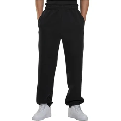 Abbildung von Urban Classics Fluffy Jogginghose, Herren, Größe: Large, Black