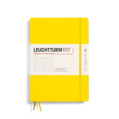 Abbildung von LEUCHTTURM1917 366169Notizbuch Composition (B5), Hardcover, 219 nummerierte Seiten, Zitrone, Dotted