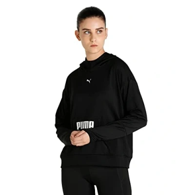 Abbildung von Puma Train ALL DAY Hoodie Sweatshirt, Damen, Größe: Large, Black