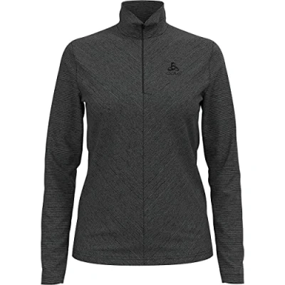 Abbildung von ODLO ROY MID Layer MIT 1/2 Reissverschluss 542331 Sweatshirt, Damen, Größe: Medium, Shale grey