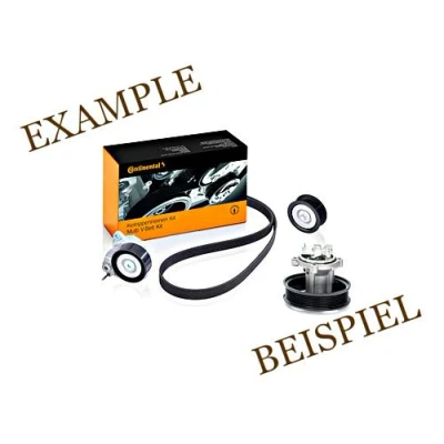 Abbildung von CONTITECH 5PK1750WP1 Wasserpumpe + Keilrippenriemensatz RENAULT: ESPACE 3, LAGUNA 1 Grandtour