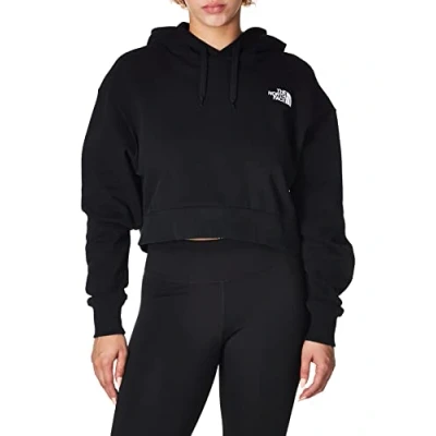 Abbildung von The North Face Trend CROP Hoodie Kapuzenpullover, Damen, Größe: XXL, Black