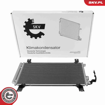 Abbildung von ESEN SKV 86SKV141 Klimakondensator mit Trockner Aluminium 648mm MAZDA: 6 Station Wagon, Limousine, Hatchback
