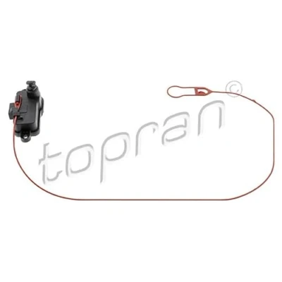 Abbildung von TOPRAN 116 682 Stellelement, Zentralverriegelung Fahrzeugtankklappe mit Seilzug AUDI: A1 Sportback, A7 A3 Sportback