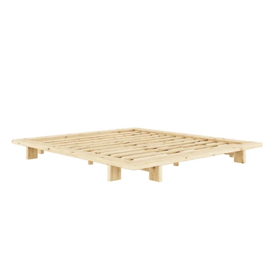 Abbildung von Karup Design Bettgestell &quot;JAPAN BED Bodenbett, Holzrahmen, Futonbett, Holzbett&quot;, Massivholzbett aus Kiefer massiv, ohne Kopfteil