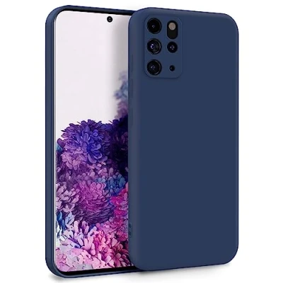 Abbildung von MyGadget Hülle für Samsung Galaxy S20 Plus Zweilagige Handyhülle mit Kameraschutz Cover Innenfutter &amp; Silikon außen Dunkelblau