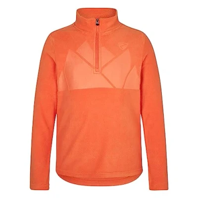 Abbildung von Ziener Rolli Jonki Fleecepullover für Kinder, Größe: 128, Burnt orange