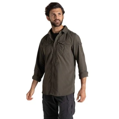 Abbildung von Craghoppers Funktionshemd NosiLife Adventure LS II Outdoorhemd für Herren Insektenabweisend