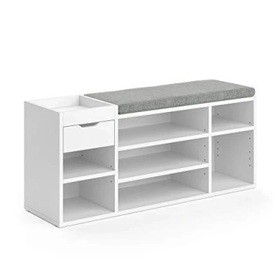 Abbildung von Vicco Schuhbank Eleon, Weiß, 101 x 45 cm