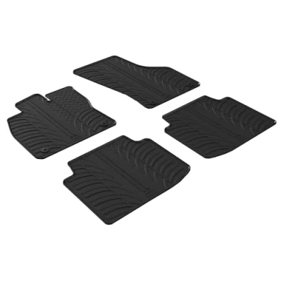 Abbildung von Gledring 0653 Fußmattensatz Gummi vorne und hinten 4 schwarz 750mm 550mm VOLKSWAGEN: Arteon