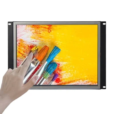 Abbildung von VSDISPLAY 15 Zoll 1024 x 768 HD 1000 nit IPS LCD Industrie Touchscreen mit HDMI VGA DVI Controllerplatine Metallgehäuse