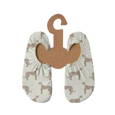 Abbildung von Slipstop Kinder Strandschuhe Anti Rutsch Sport Schuhe Schwimmschuhe Badeschuhe Urlaub Yoga Unisex Cheeto mit Geparden Sonnenschutzfaktor 50+, Gr. 24 26