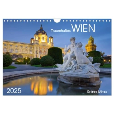 Abbildung von Traumhaftes Wien 2025 (Wandkalender DIN A4 quer), CALVENDO Monatskalender