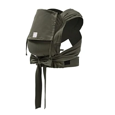 Abbildung von Stokke Limas Babytrage, Olive Green Modell 2023 (OCS) Half Buckle Babytrage für Neugeborene Ergonomisch und anpassbar Drei Tragepositionen Ab Geburt bis 15 kg