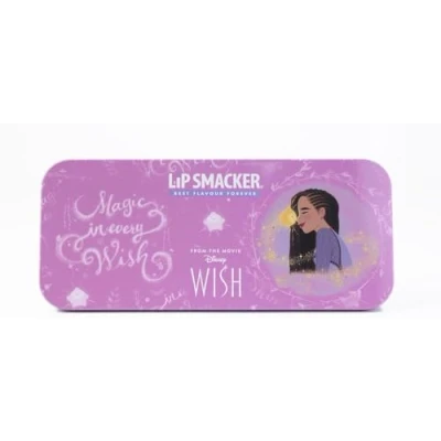 Abbildung von Lip Smacker Wish &amp; Face Tin, Disney Inspiriertes Schminkset für Kinder mit Lipgloss und Cremes in Verschiedenen Farbtönen, inkl. Applikatoren, Prinzessinnen Geschenke