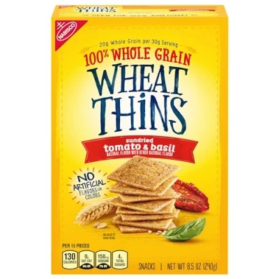 Abbildung von Wheat Thins Sundried Tomato &amp; Basil Whole Grain Crackers, 8.5 Oz, 1Count