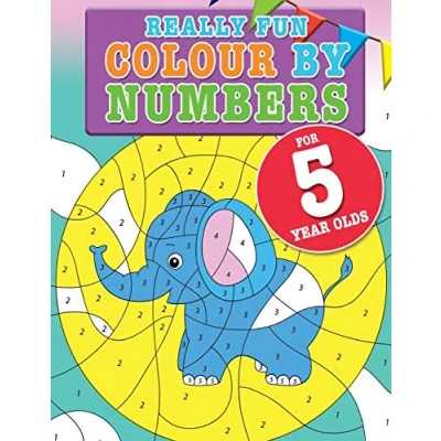 Abbildung von Really fun colour by numbers for 5 year Olds: A &amp; educational activity book five old children