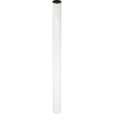 Abbildung von WAGNER Möbelbein/Tischbein/Möbelfuß/Systemrohr TENO Ø 50 x 718 mm, individuell mit System und QuickClick kombinierbar, Stahl pulverbeschichtet weiß, Tragkraft kg 12907601