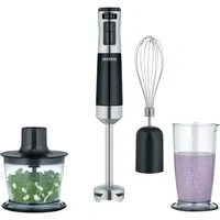 Abbildung von Severin Küchenmaschine SM 3772 Stabmixer schwarz/edelstahl Küchenmaschine, 600 W, Ergonomisches Design