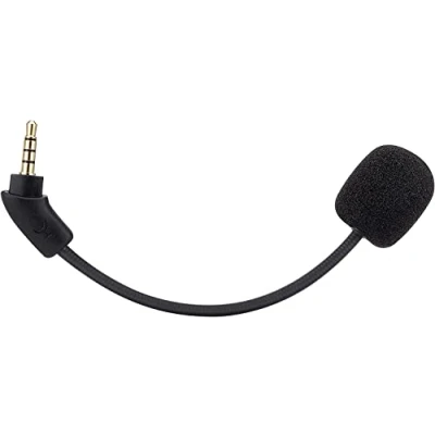Abbildung von Ersatz Spielmikrofon für HyperX Cloud Revolver Gaming Headset auf PS4 PS5 Xbox One PC, abnehmbares 3,5 mm Boom Mikrofon
