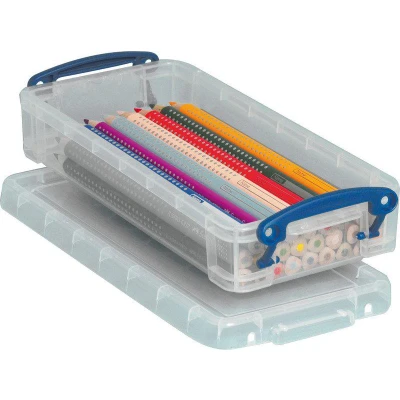 Abbildung von REALLY USEFUL BOX 0.55 Liter 220 x 100 40mm transparent