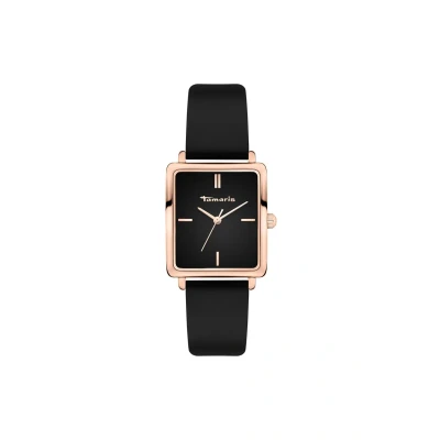 Abbildung von Tamaris Damen Analog Quarz Uhr mit Leder Armband TT 0130 LQ