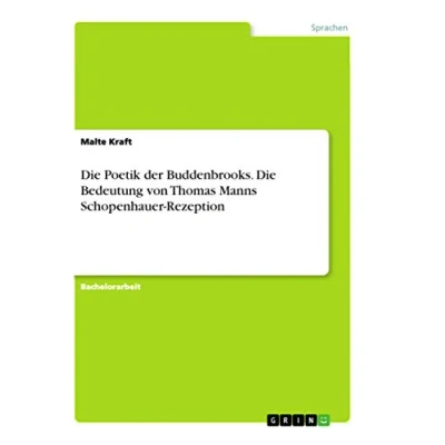 Abbildung von Die Poetik der Buddenbrooks. Bedeutung von Thomas Manns Schopenhauer Rezeption
