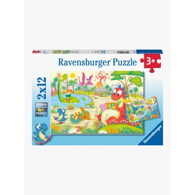 Abbildung von Ravensburger Puzzle Dinosaurier 2x12 Teile