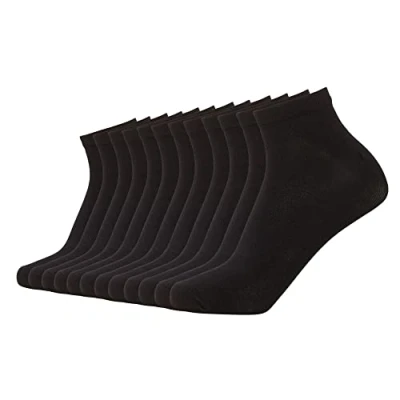 Abbildung von FM London Bamboo Trainer Ankle (12PACK) Socken, Herren, Größe: 39 42, Black