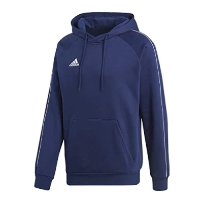 Abbildung von adidas Herren Core 18 Hoodie, Dark Blue/White, S
