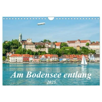 Abbildung von Am Bodensee entlang (Wandkalender 2025 DIN A4 quer), CALVENDO Monatskalender