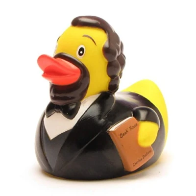 Abbildung von DUCKSHOP I Charles Dickens Quietscheente Badeente