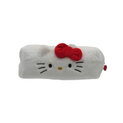 Abbildung von CyP Brands Hello Kitty, Sanrio, Federmäppchen, Plüsch, weiß, offizielles Produkt, Sanrio Kitty Federmäppchen aus Plüsch