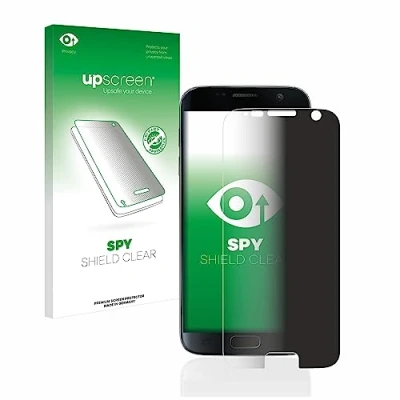 Abbildung von upscreen Anti Spy Blickschutzfolie für Samsung Galaxy S7 Privacy Screen Displayschutz Folie [Sichtschutz, Blaulichtfilter]