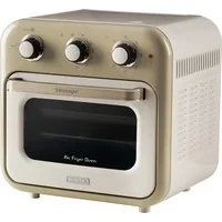 Abbildung von Ariete Heißluftfritteuse &quot;4632CR&quot;, 1400 W, Vintage Heißluft Fritt., Backofen und Rotisserie in Einem, 16 L, cream