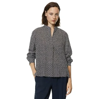 Abbildung von Marc O&#039;Polo Langarm MIT Alloverprint Bluse, Damen, Größe: 36, Multi
