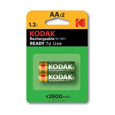 Abbildung von Kodak Akku Batterien AA Mignon NI MH 2600 mA, 2 er Pack