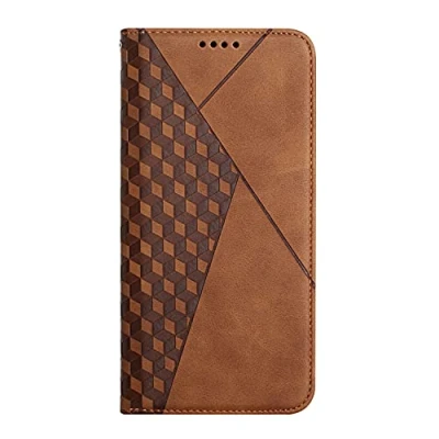 Abbildung von Hülle Kompatibel with Samsung Galaxy 22 Plus，Samsung Plus PU Leder Wallet Ständer Case, Handyhülle Schutzhülle Protective Case für Braun