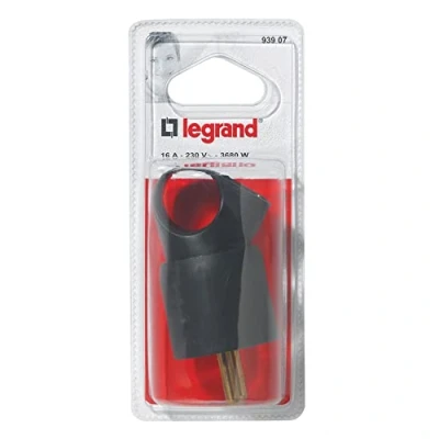 Abbildung von Legrand LEG93907 Stecker 2p t 16 A Kunststoff Ringe Schwarz